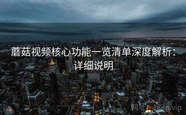 蘑菇视频核心功能一览清单深度解析：详细说明