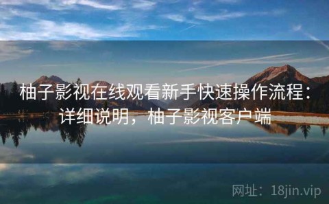 柚子影视在线观看新手快速操作流程：详细说明，柚子影视客户端